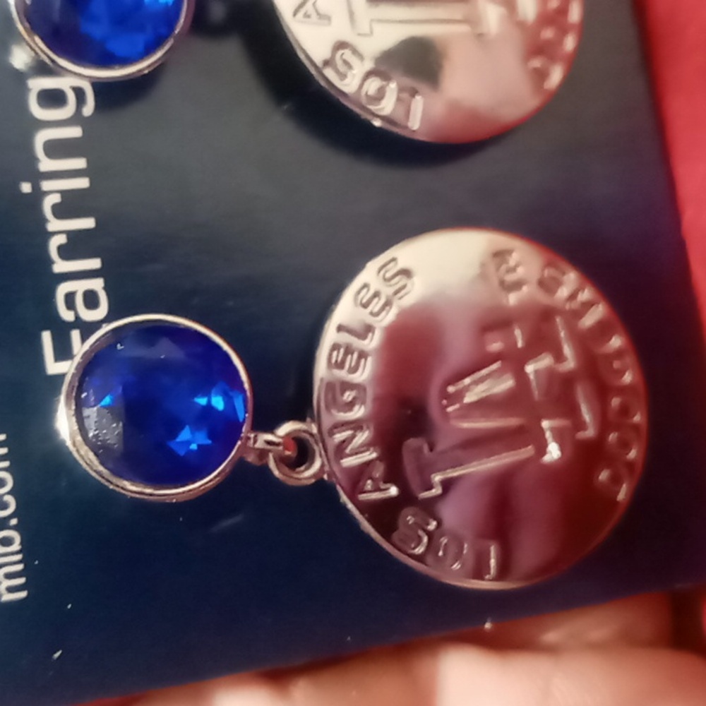 Los Angeles dodgers MLB Earrings. Jewelry Major League baseball - Picture 5 of 5